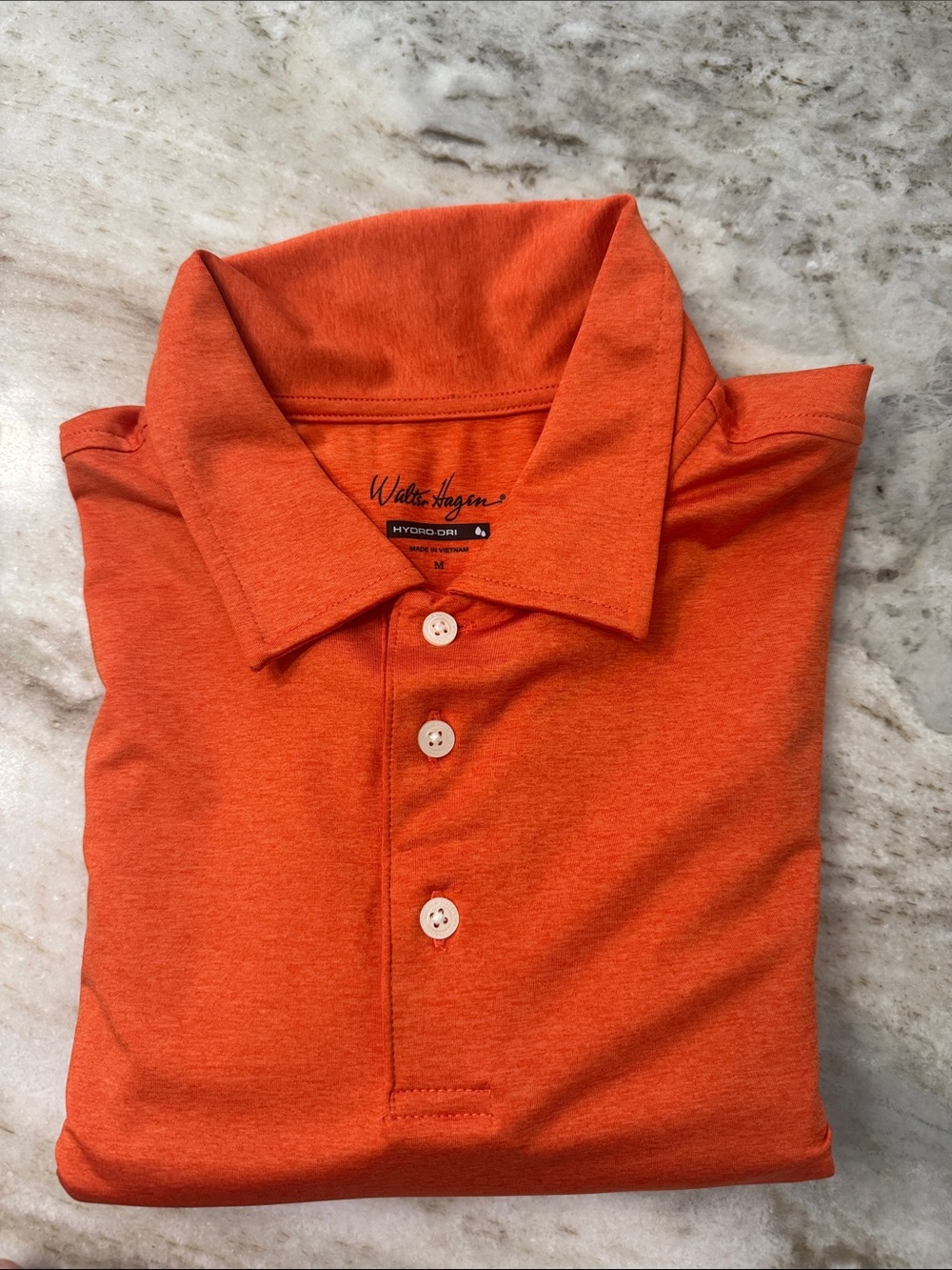 Walter Hagen Orange Performance Polo Shirt